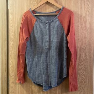 Free people XS long sleeve top